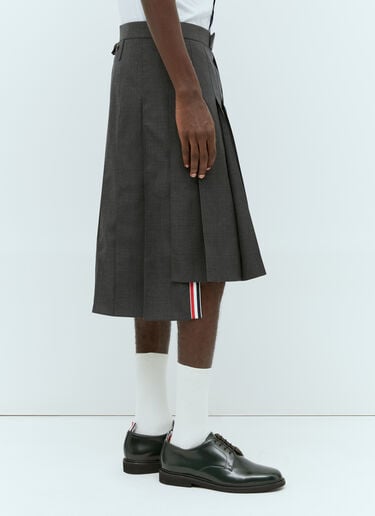 Super 120'S Twill Pleated Skirt Thom Browne Super 120'S Twill Pleated Skirt Grey thb0153014