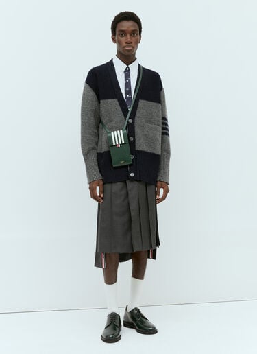 Super 120'S Twill Pleated Skirt Thom Browne Super 120'S Twill Pleated Skirt Grey thb0153014