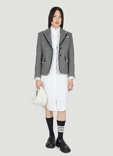 Shirt Dress Thom Browne Shirt Dress White thb0249035