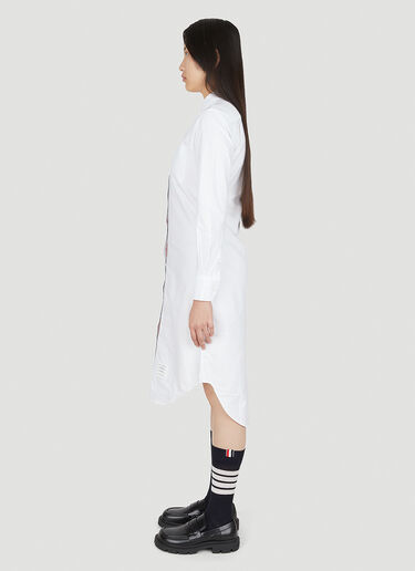 Shirt Dress Thom Browne Shirt Dress White thb0249035