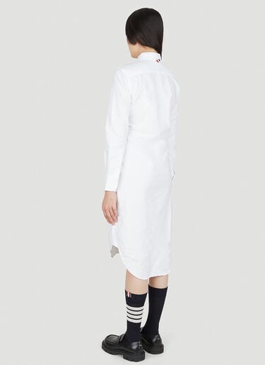 Shirt Dress Thom Browne Shirt Dress White thb0249035