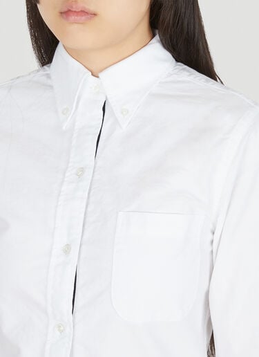 Shirt Dress Thom Browne Shirt Dress White thb0249035