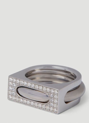 Cage Ring Tom Wood Cage Ring Silver tmw0352003