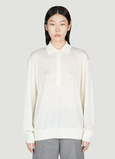 针织 Polo 衫 TOTEME 针织 Polo 衫 乳白色 tot0253021