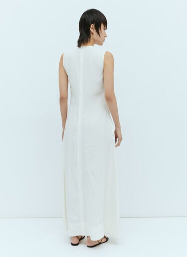 Fluid V Neck Maxi Dress TOTEME Fluid V Neck Maxi Dress White tot0256013