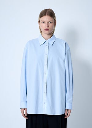 TOTEME Classic Tumbled Shirt Light Blue tot0261045