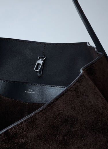 Suede Belted Tote Bag TOTEME Suede Belted Tote Bag Brown tot0262001