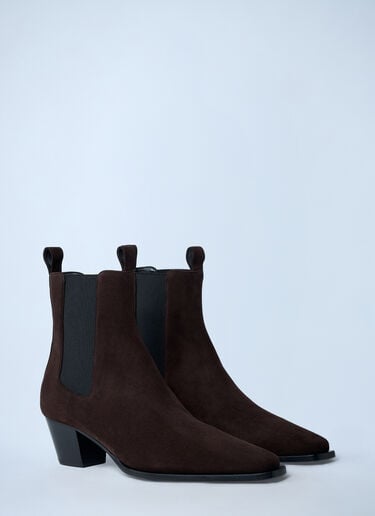 Suede City Boots TOTEME Suede City Boots Dark Brown tot0262002