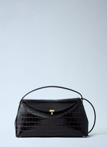 T-Lock Handbag TOTEME T-Lock Handbag Dark Brown tot0262004
