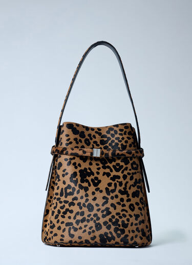 Belted Pony-Hair Bucket Bag TOTEME Belted Pony-Hair Bucket Bag Brown tot0262008