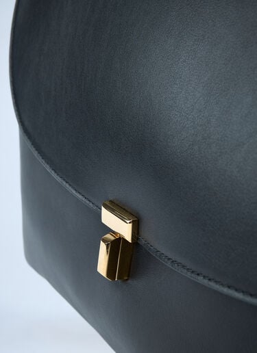 T-Lock Leather Crossbody Bag TOTEME T-Lock Leather Crossbody Bag Black tot0262011