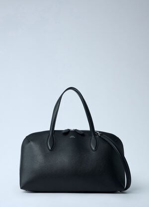 TOTEME Medium Leather Day Handbag Black tot0262013