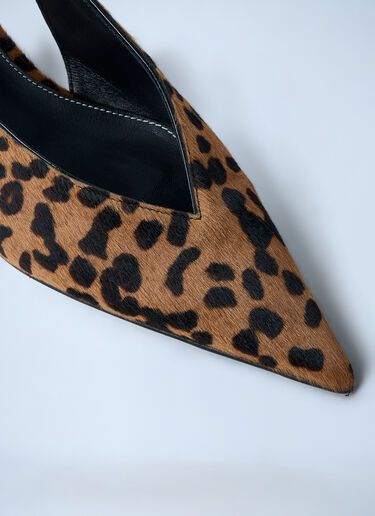 Leather Pointed Wedge-Heels TOTEME Leather Pointed Wedge-Heels Brown tot0262014
