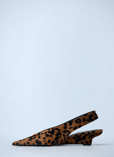 Leather Pointed Wedge-Heels TOTEME Leather Pointed Wedge-Heels Brown tot0262014
