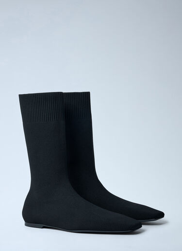 Knit Sock Boots TOTEME Knit Sock Boots Black tot0262015