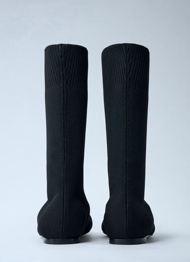 Knit Sock Boots TOTEME Knit Sock Boots Black tot0262015