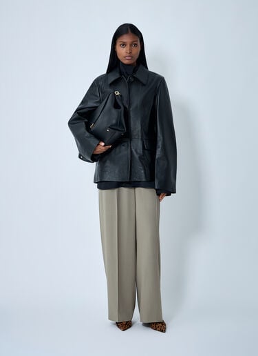 Grained Leather Jacket TOTEME Grained Leather Jacket Black tot0262025