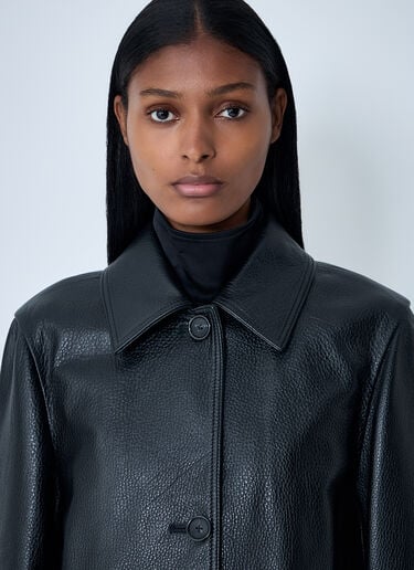 Grained Leather Jacket TOTEME Grained Leather Jacket Black tot0262025