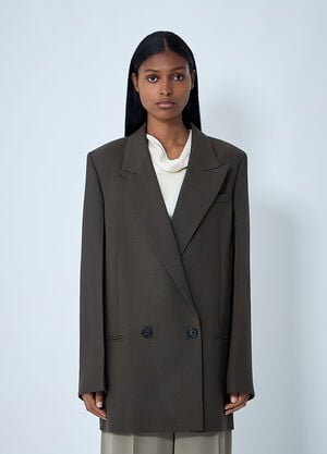TOTEME Shield Blazer Brown tot0262029