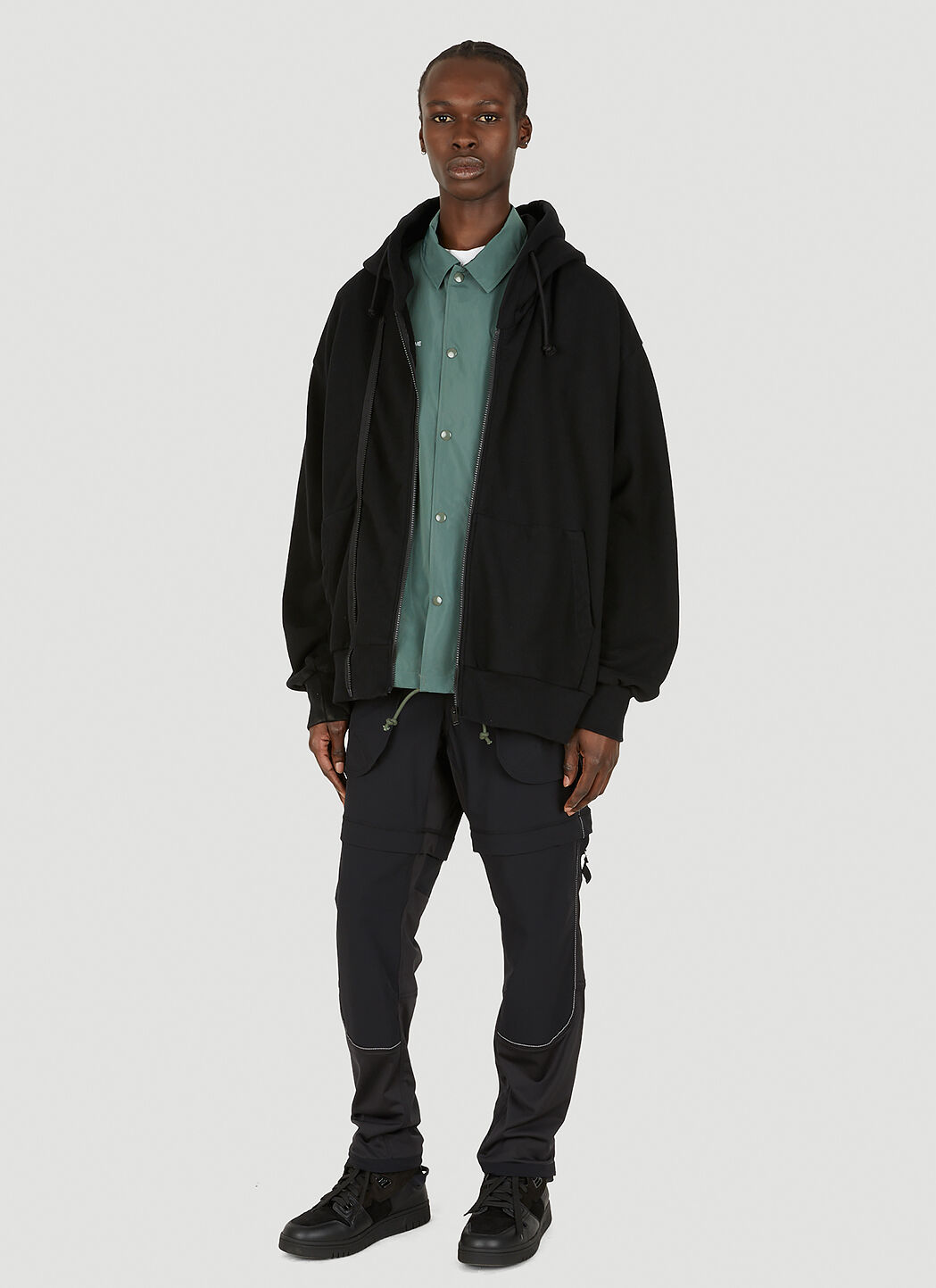 UNDERCOVER ダブルジップパーカー CARDBOARD DOUBLE ZIP HOODIE FREAK Double Zip Hoodie