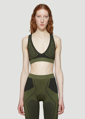Unravel Project Seamless Bra Top Green unr0238018