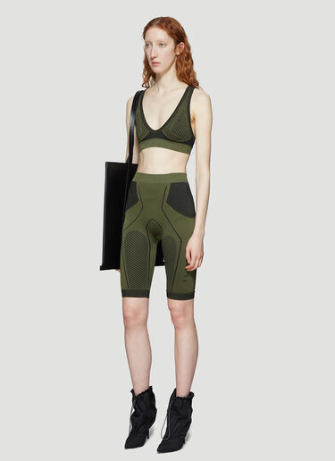 Seamless Bra Top Unravel Project Seamless Bra Top Green unr0238018