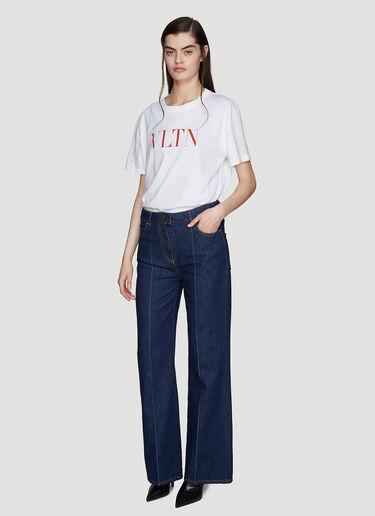 Logo T-Shirt Valentino Logo T-Shirt White val0235007