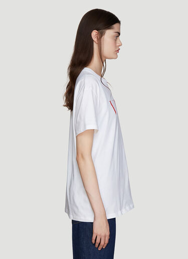 Valentino Logo T-Shirt White val0235007