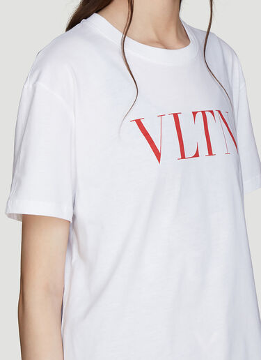 Logo T-Shirt Valentino Logo T-Shirt White val0235007