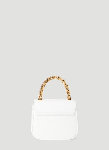 La Medusa Patent Mini Bag Versace La Medusa Patent Mini Bag White ver0255029