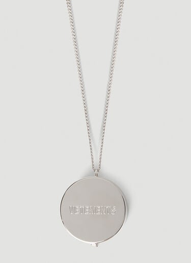 研磨器项链 Vetements 研磨器项链 银色 vet0154020