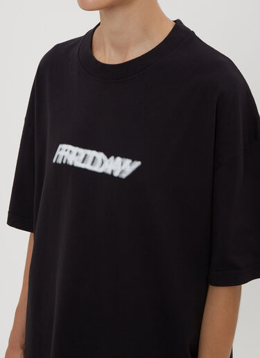 Blurred Friday Weekday T-Shirt Vetements Blurred Friday Weekday T-Shirt Black vet0234018