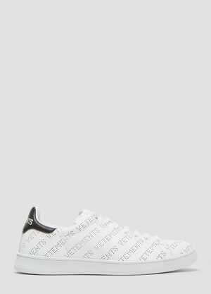 Vetements Perforated Logo Sneakers White vet0234042