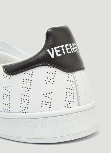 Perforated Logo Sneakers Vetements Perforated Logo Sneakers White vet0234042