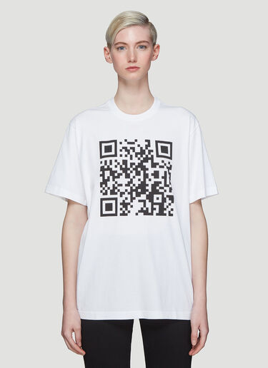 QR Code T-Shirt Vetements QR Code T-Shirt White vet0236002