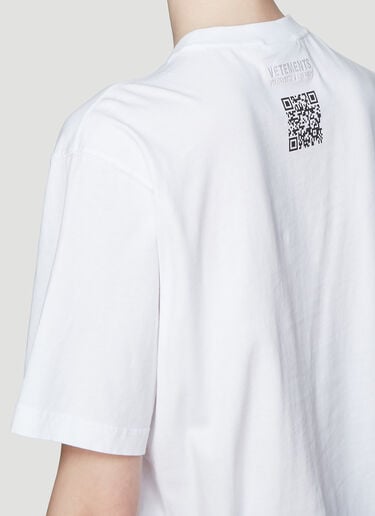 QR Code T-Shirt Vetements QR Code T-Shirt White vet0236002