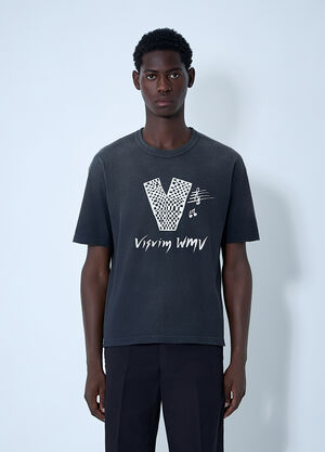 Visvim Logo Motif T-Shirt Black vis0160014