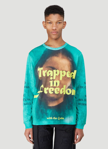 Trapped in Freedom Sweatshirt Vyner Articles Trapped in Freedom Sweatshirt Green vna0140004