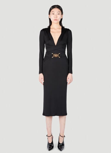 Biggie 美杜莎连帽连衣裙 Versace Biggie 美杜莎连帽连衣裙 黑色 vrs0251016