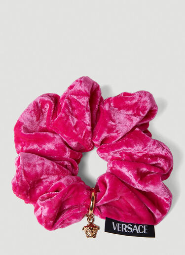 美杜莎铭牌丝绒发圈 Versace 美杜莎铭牌丝绒发圈 粉色 vrs0251069
