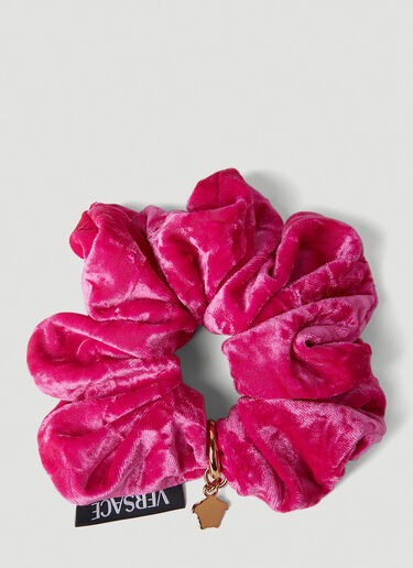 美杜莎铭牌丝绒发圈 Versace 美杜莎铭牌丝绒发圈 粉色 vrs0251069