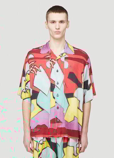 Aloha Shirt Vivienne Westwood Aloha Shirt Red vvw0144004