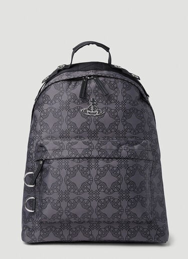 Vivienne Westwood 에드워드 오브 자수 백팩 그레이 vvw0152089