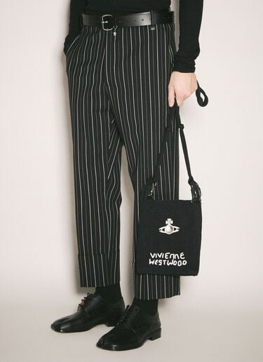 Mabel 小号钩编托特包 Vivienne Westwood Mabel 小号钩编托特包 黑色 vvw0159026