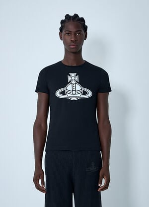 Vivienne Westwood Logo Motif T-Shirt Black vvw0162002