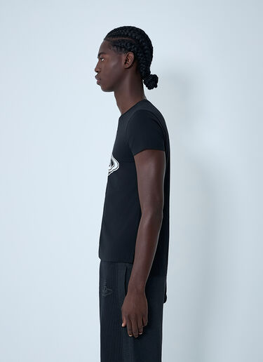 Logo Motif T-Shirt Vivienne Westwood Logo Motif T-Shirt Black vvw0162002
