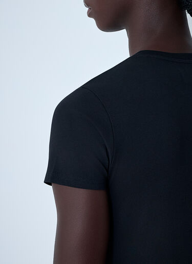Logo Motif T-Shirt Vivienne Westwood Logo Motif T-Shirt Black vvw0162002