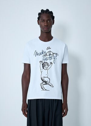 Vivienne Westwood Logo Motif T-Shirt White vvw0162003