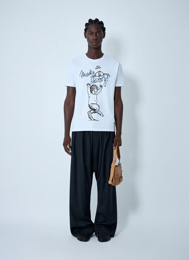 Logo Motif T-Shirt Vivienne Westwood Logo Motif T-Shirt White vvw0162003