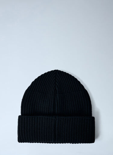 Logo Motif Beanie Hat Vivienne Westwood Logo Motif Beanie Hat Black vvw0162010